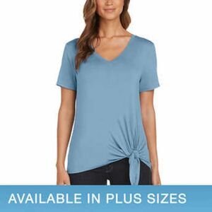 Matty M Ladies' Side Tie Tee